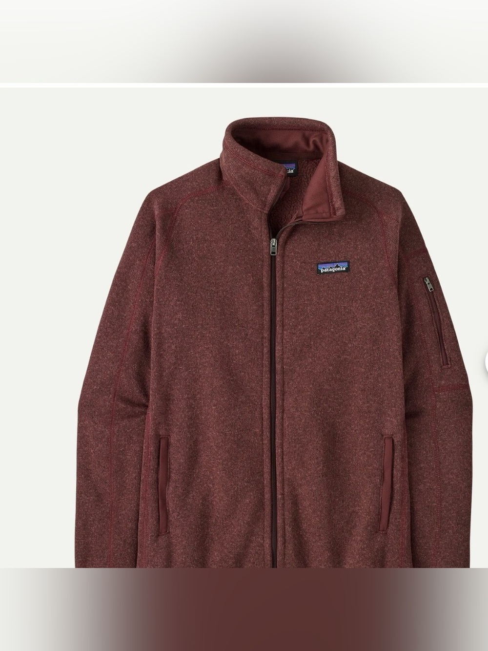 Patagonia Women’s Full-Zip Better Sweater Jacket - Maroon